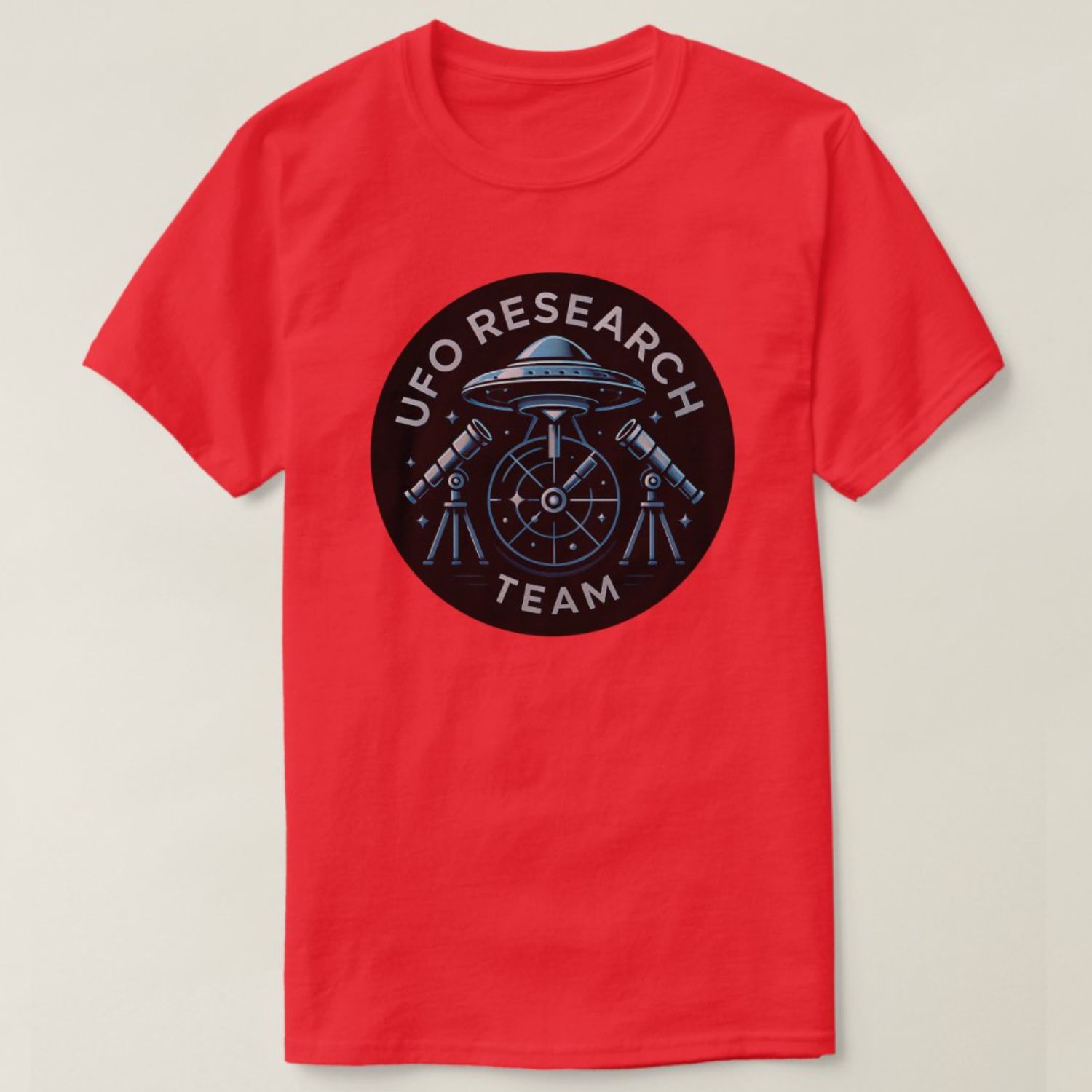 UFO Research Team Alien - Mens/Womens T-Shirt