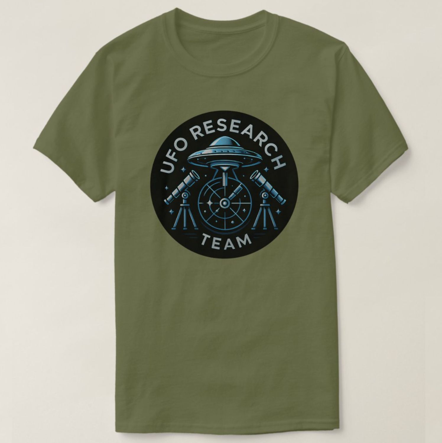 UFO Research Team Alien - Mens/Womens T-Shirt