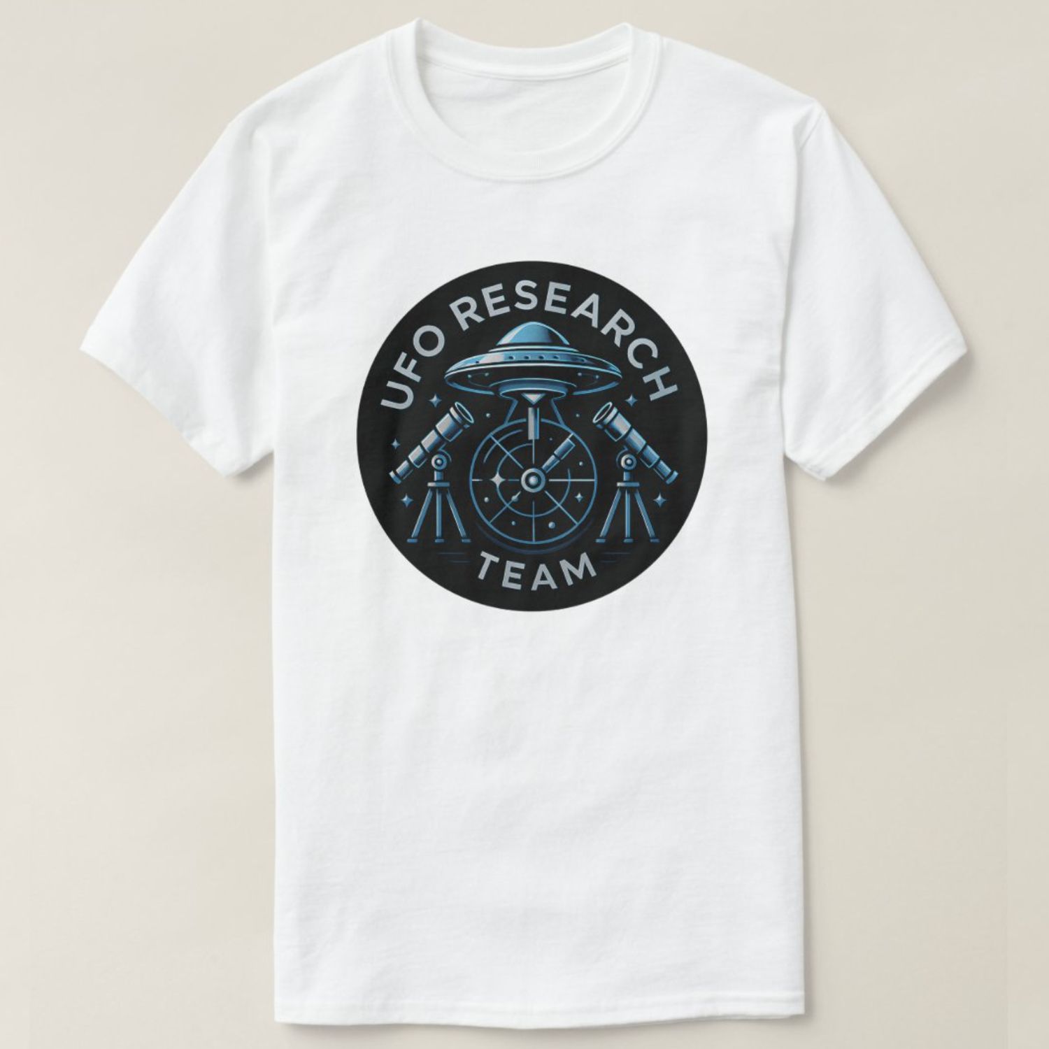UFO Research Team Alien - Mens/Womens T-Shirt