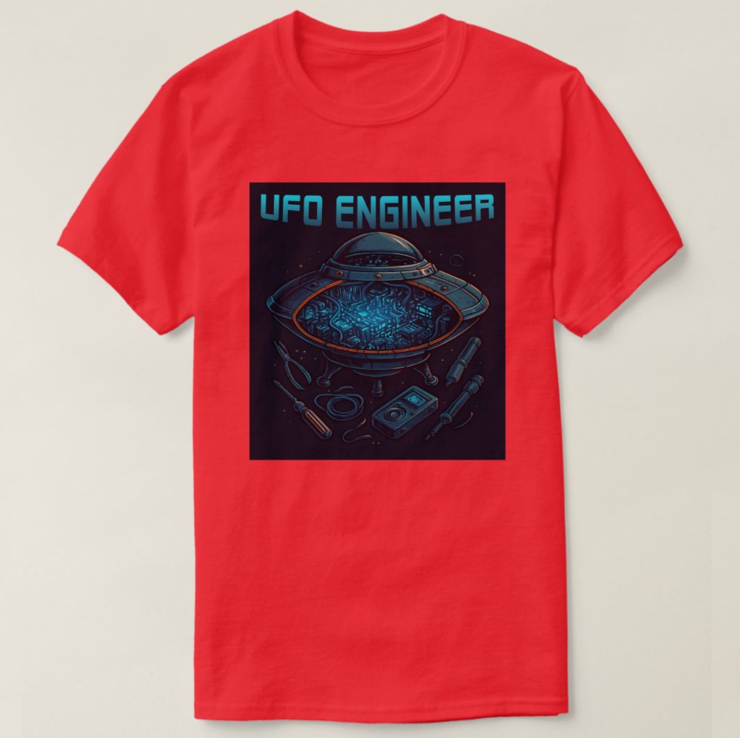 UFO Engineer - Mens/Womens T-Shirt