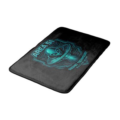 Area 51 Secret Technology Department - Soft Bath Mat
