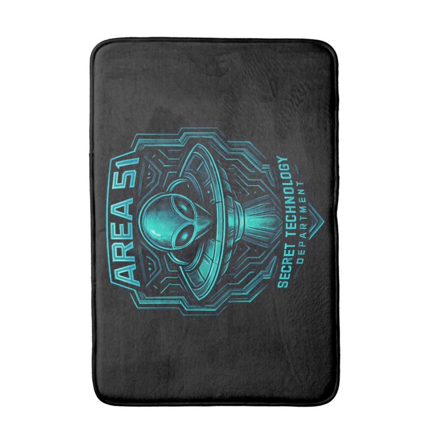 Area 51 Secret Technology Department - Soft Bath Mat