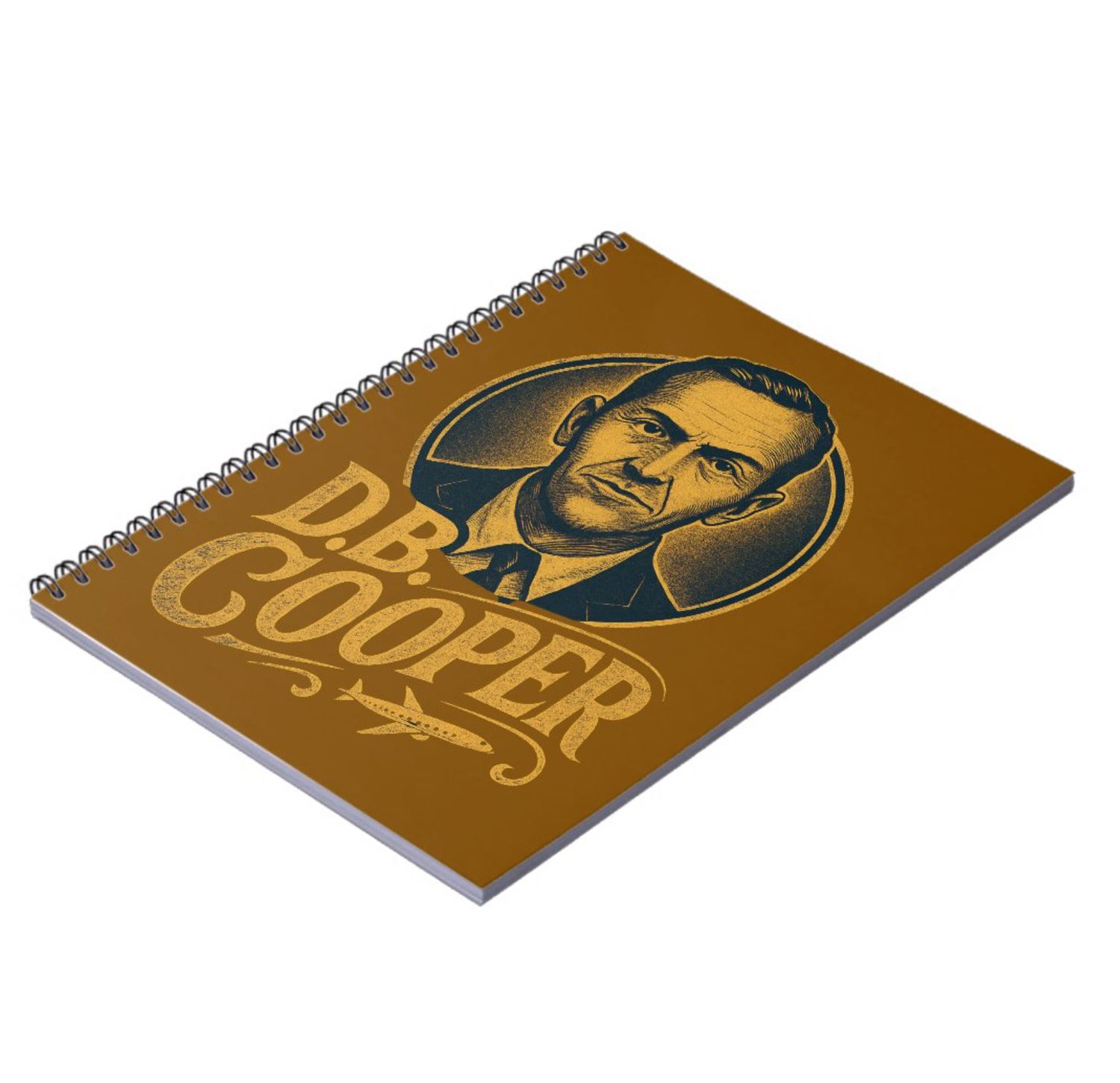 D. B. Cooper Heist - Classic Lined Notebook 6.5&quot; x 8.75&quot;