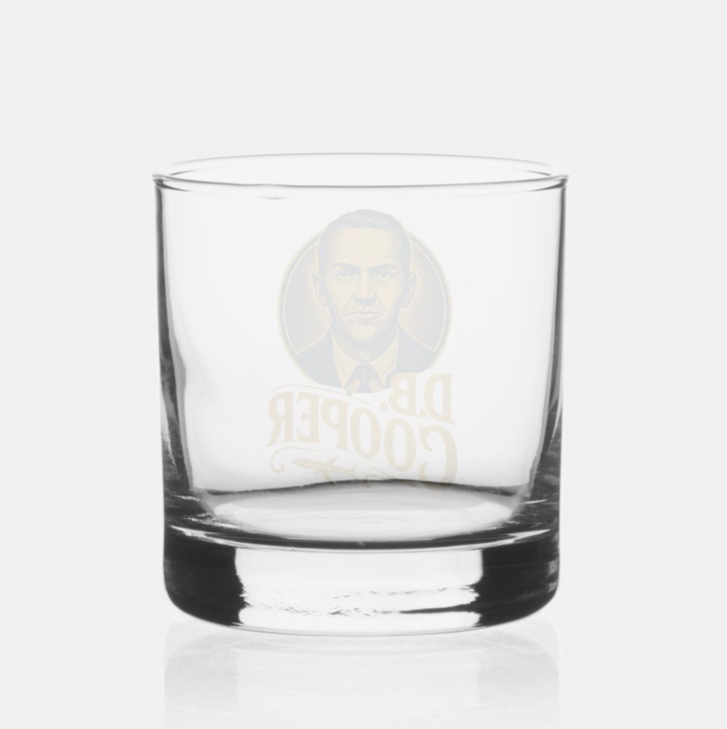 D. B. Cooper Heist - 11oz Whiskey Glass