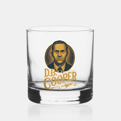 D. B. Cooper Heist - 11oz Whiskey Glass