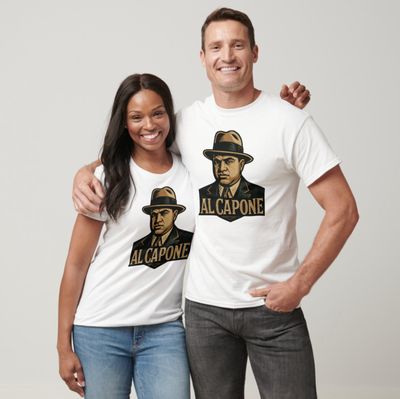 Al Capone Gangster - Mens/Womens T-Shirt