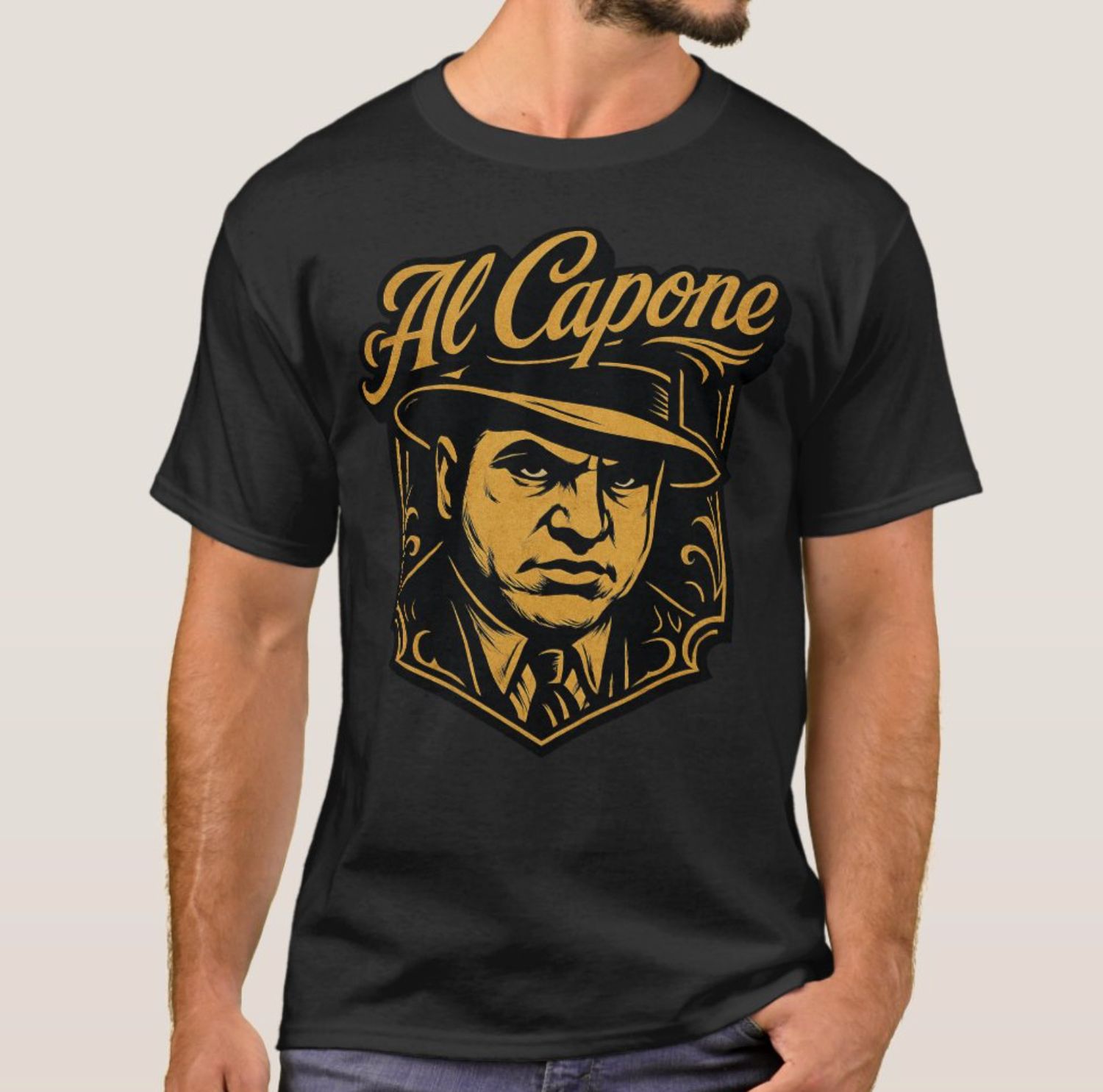 Al Capone Gangster - Mens/Womens T-Shirt