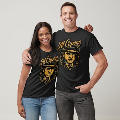 Al Capone Gangster - Mens/Womens T-Shirt