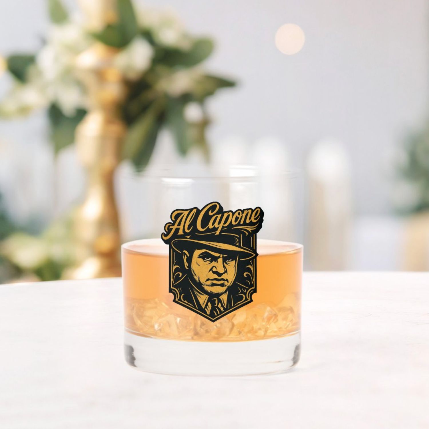 Al Capone Gangster - 12oz Whiskey Glass