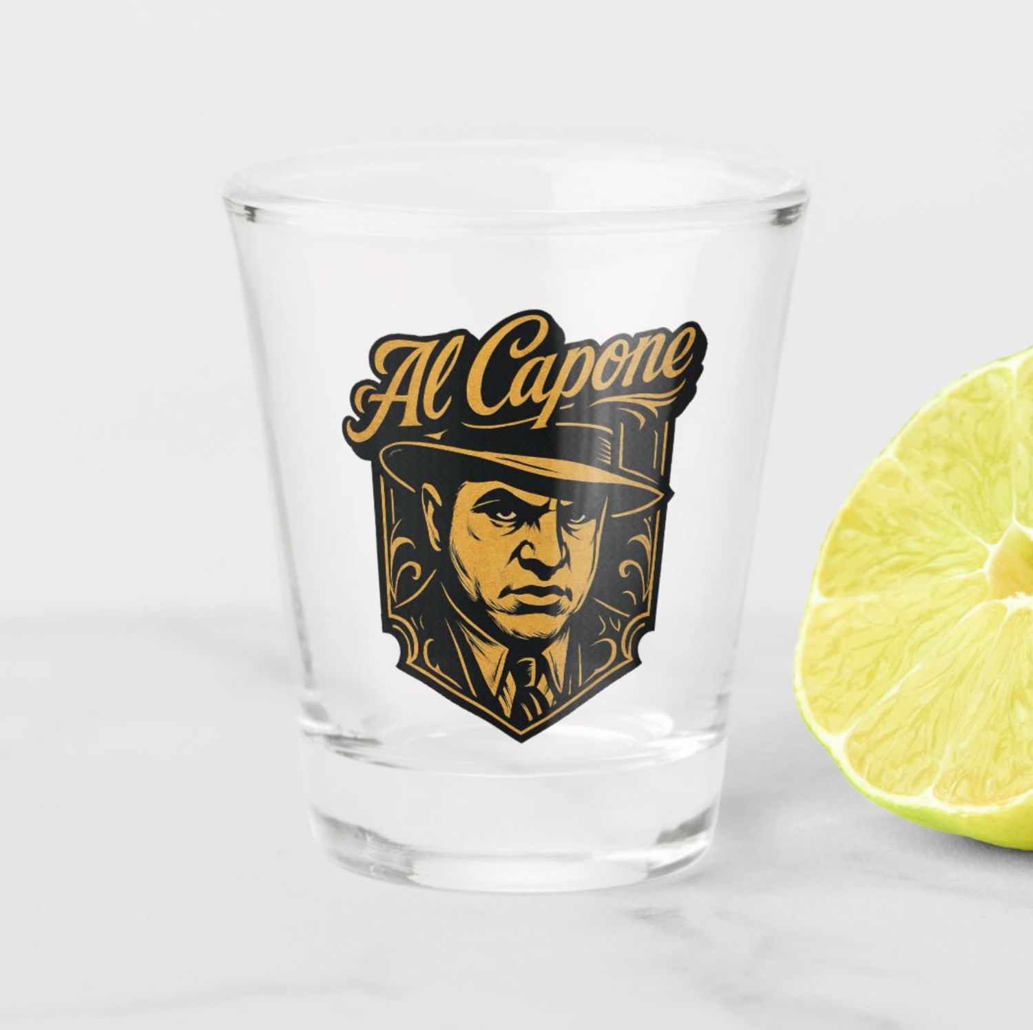 Al Capone Gangster - 1.5oz Shot Glass