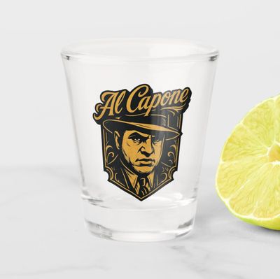 Al Capone Gangster - 1.5oz Shot Glass