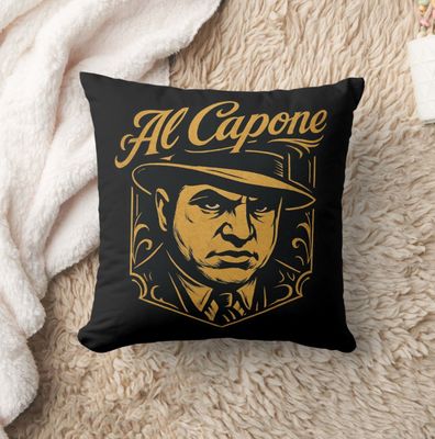 Al Capone Gangster - 16&quot;x16&quot; Pillow