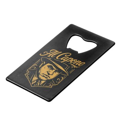 Al Capone Gangster - Credit Card Bottle Opener