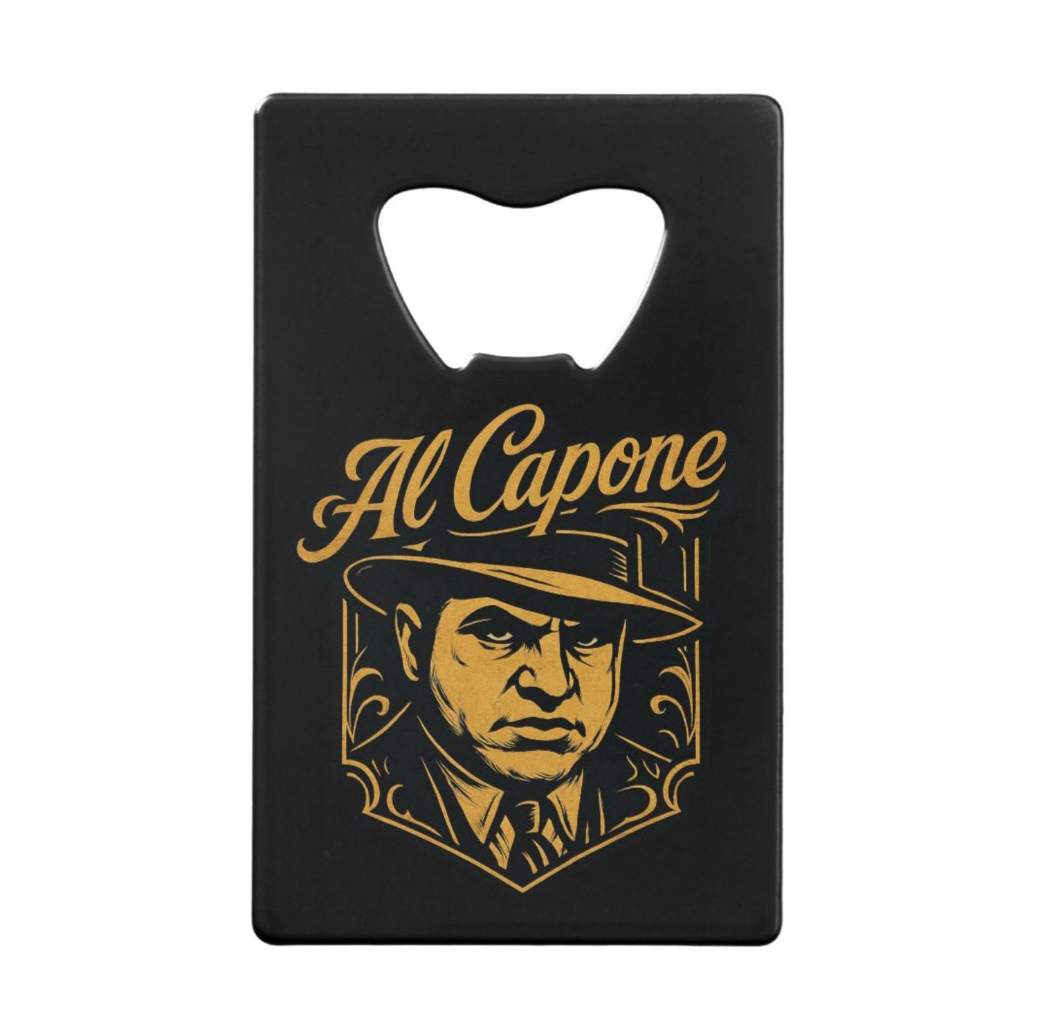 Al Capone Gangster - Credit Card Bottle Opener