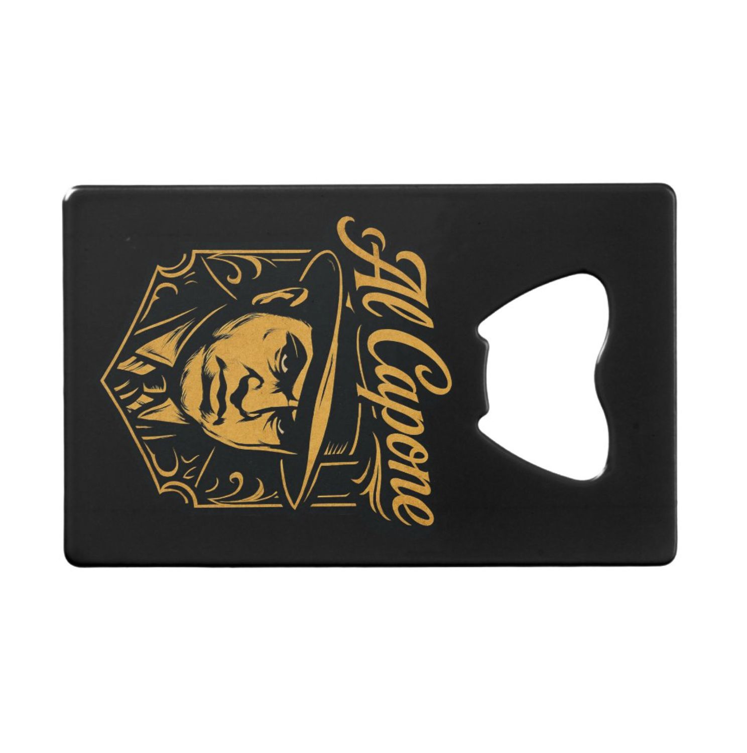 Al Capone Gangster - Credit Card Bottle Opener