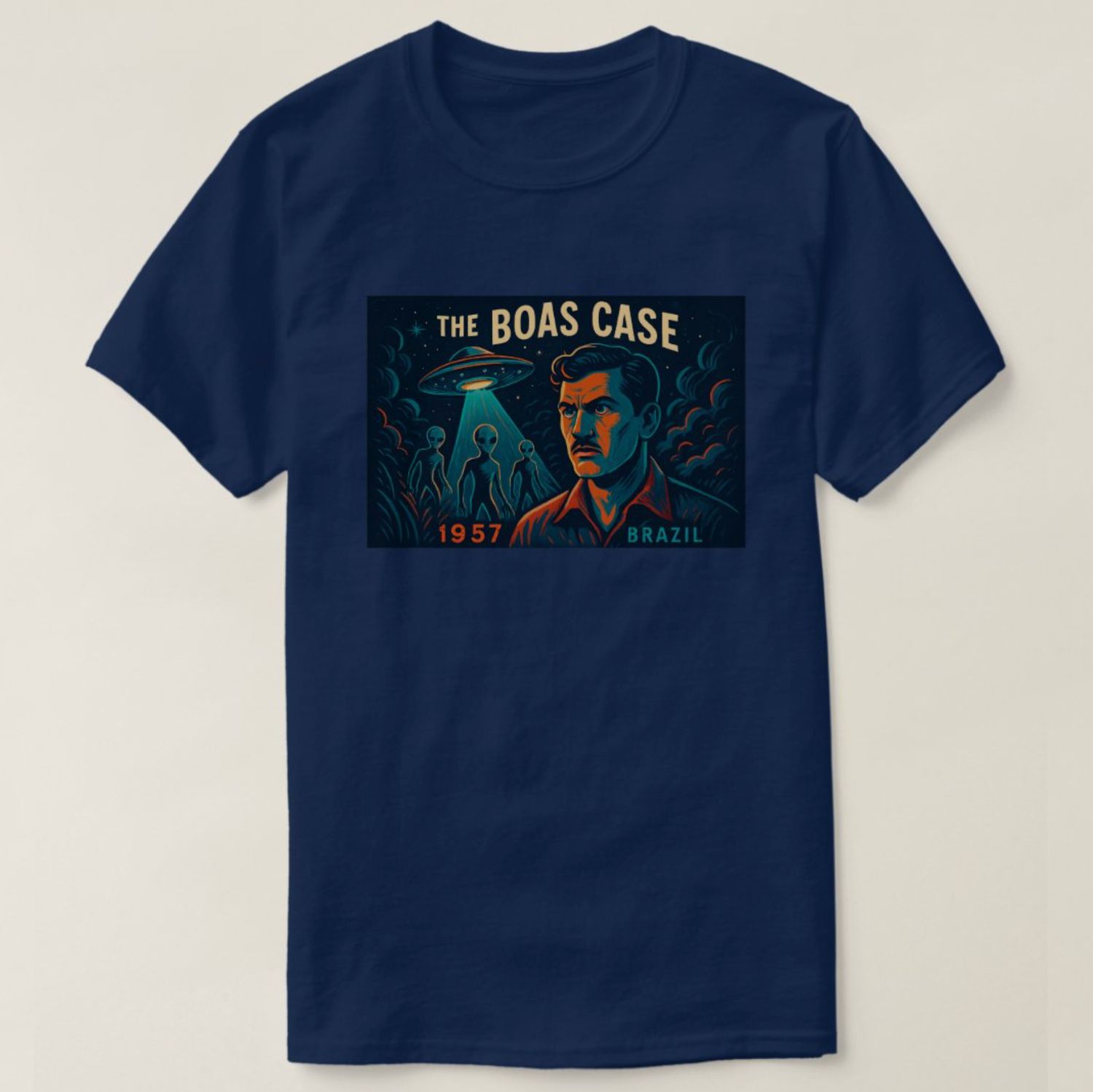 The Boas UFO Alien Abduction - Mens/Womens T-Shirt
