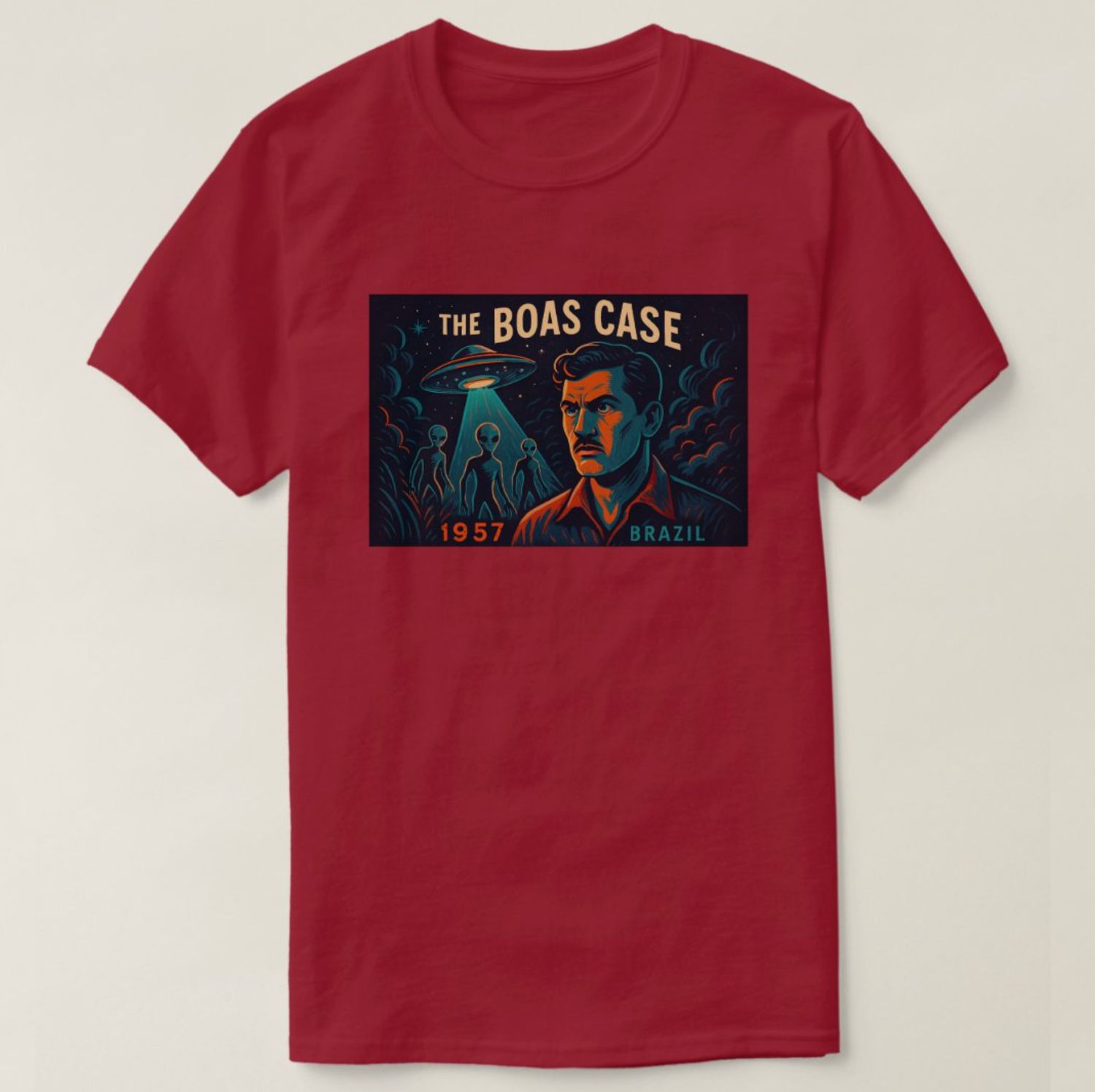The Boas UFO Alien Abduction - Mens/Womens T-Shirt