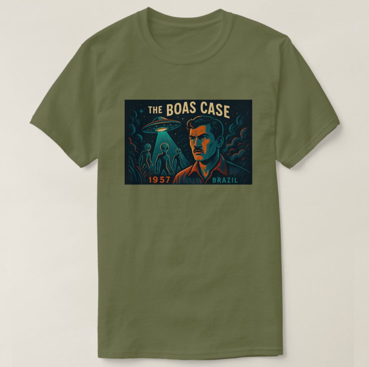 The Boas UFO Alien Abduction - Mens/Womens T-Shirt