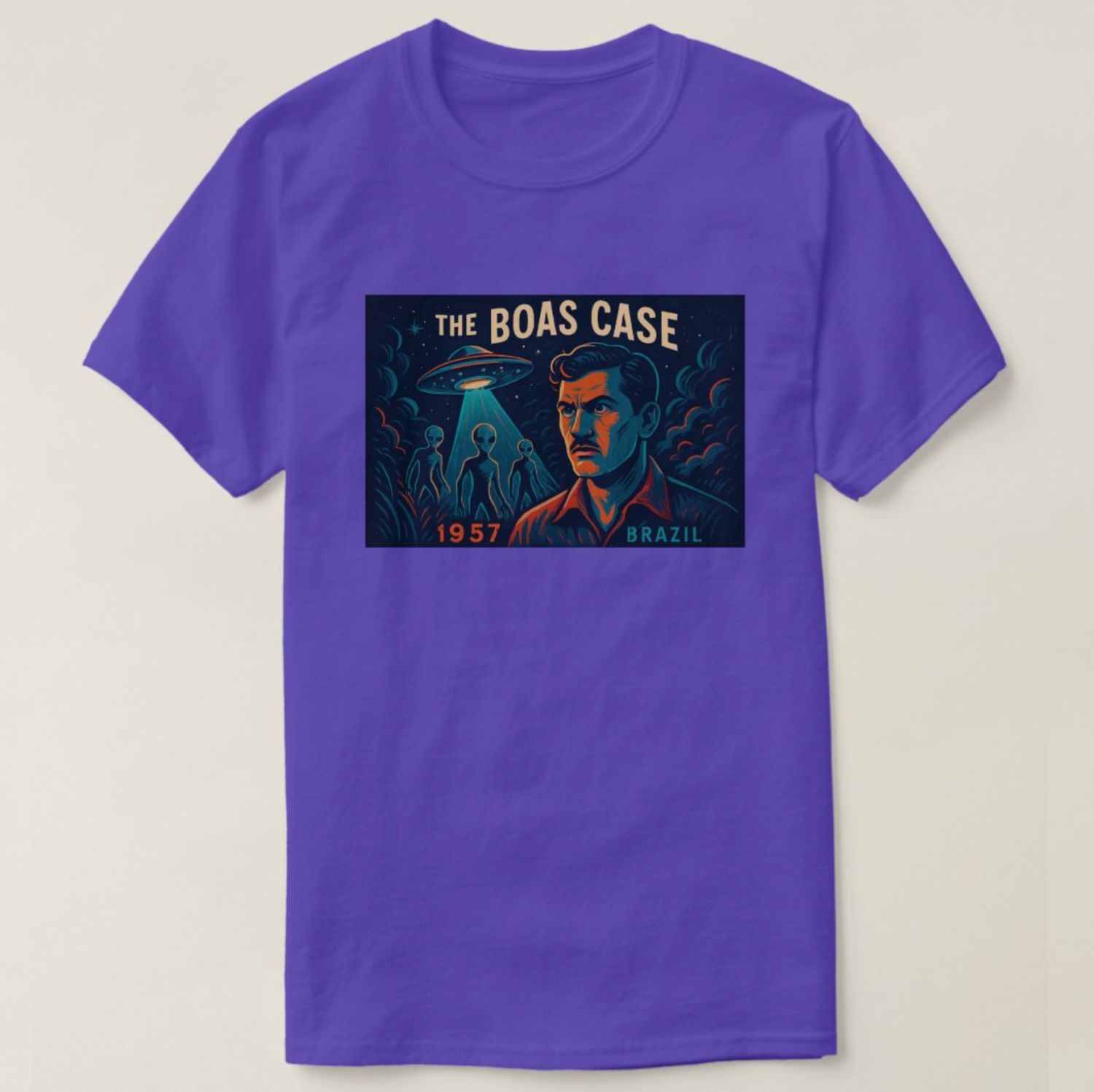 The Boas UFO Alien Abduction - Mens/Womens T-Shirt