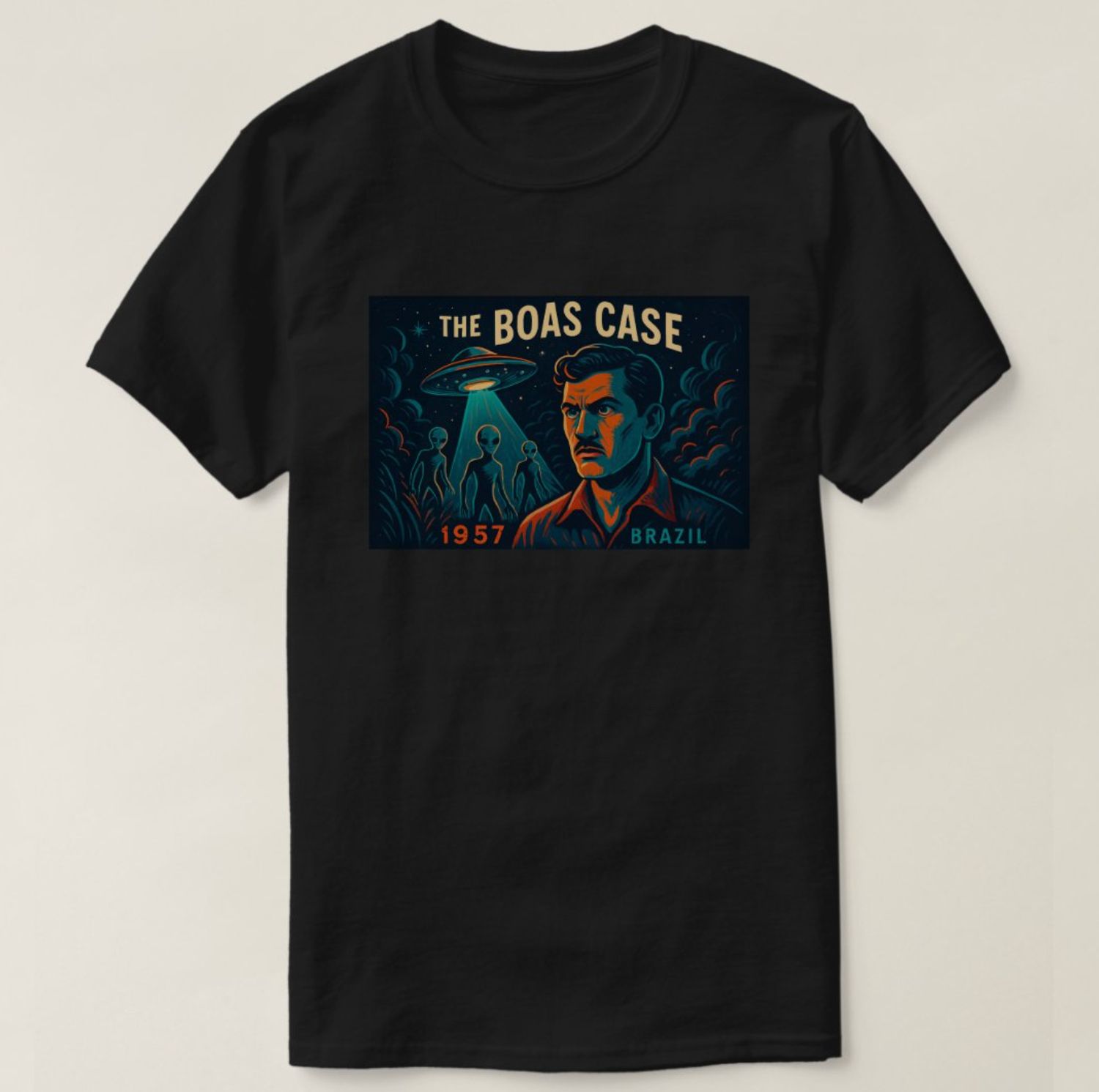 The Boas UFO Alien Abduction - Mens/Womens T-Shirt