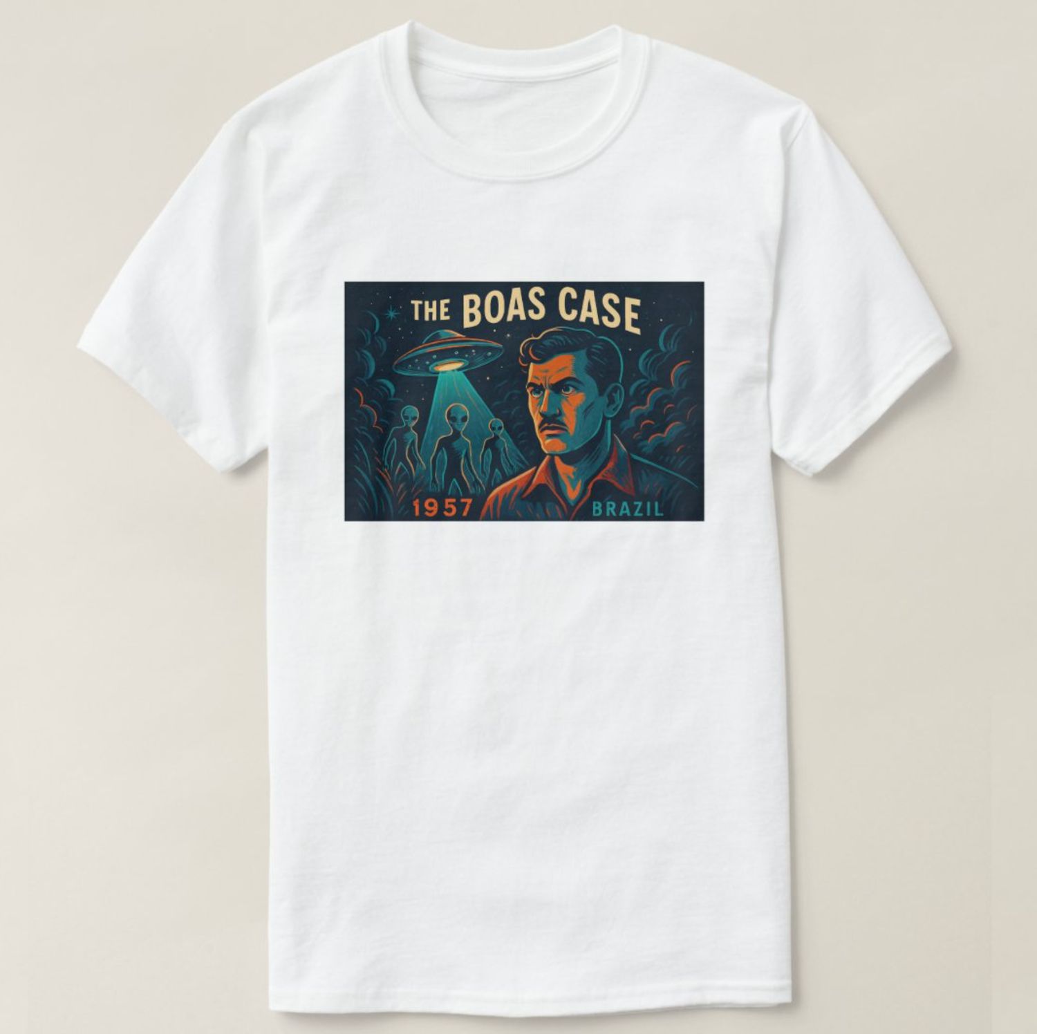 The Boas UFO Alien Abduction - Mens/Womens T-Shirt
