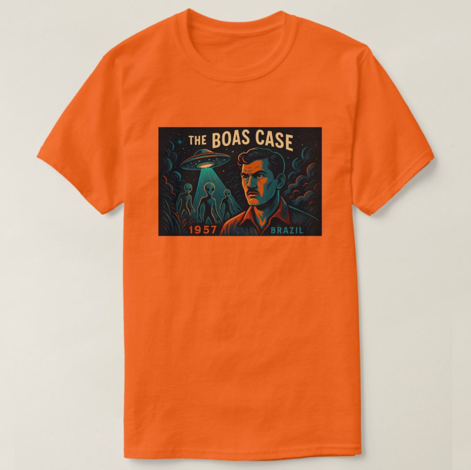The Boas UFO Alien Abduction - Mens/Womens T-Shirt