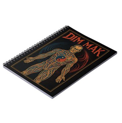 Dim Mak: The Death Touch - 6.5&quot; x 8.75&quot; Classic Lined Notebook