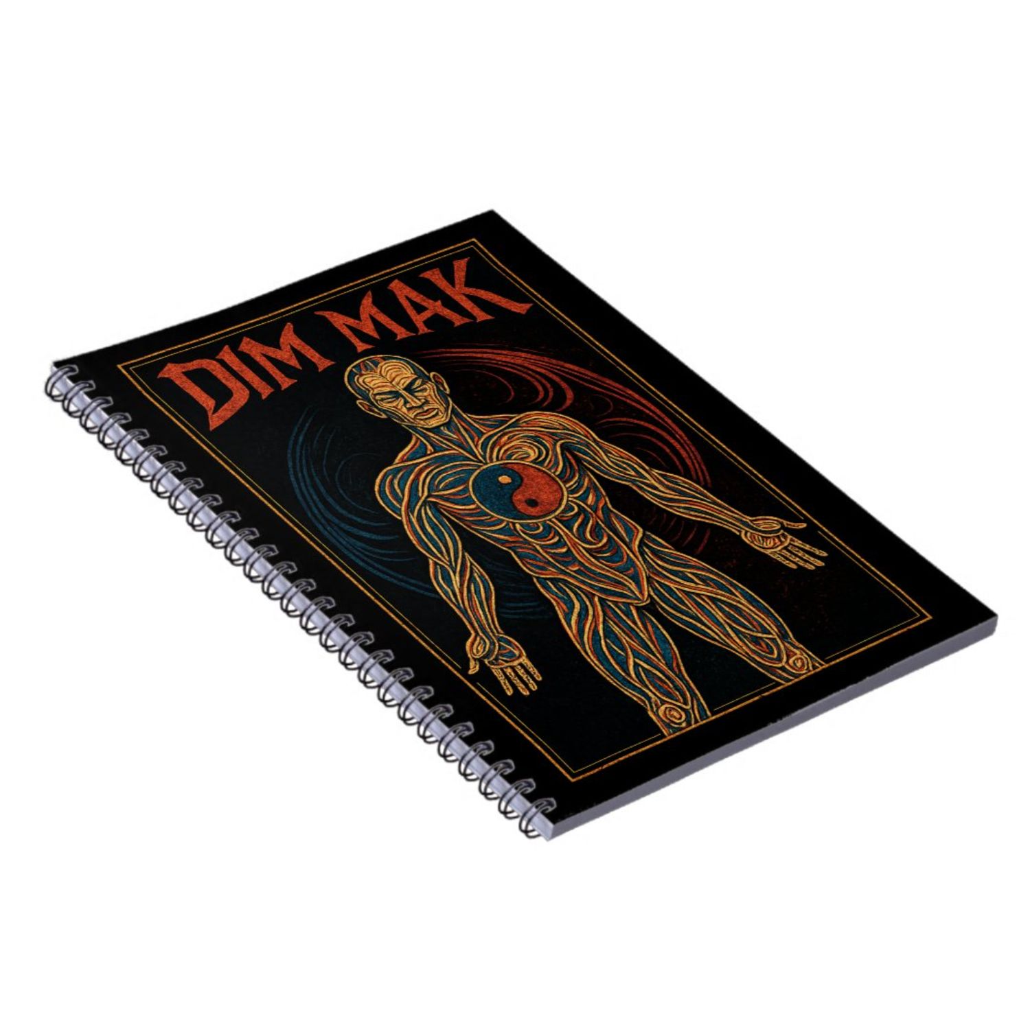 Dim Mak: The Death Touch - 6.5&quot; x 8.75&quot; Classic Lined Notebook