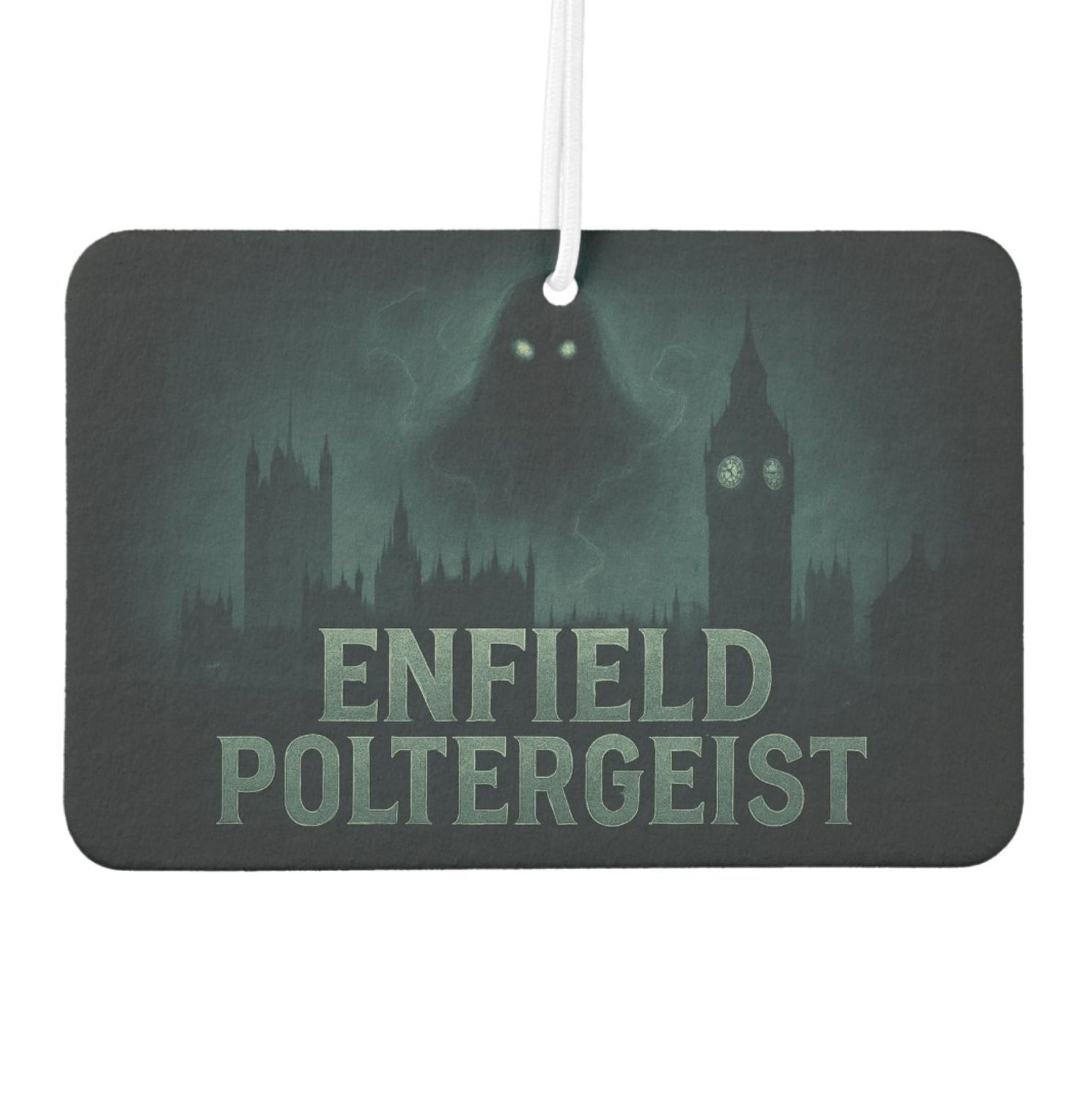 The Enfield Poltergeist Haunted Paranormal - Car Air Freshener [New Car Scent]
