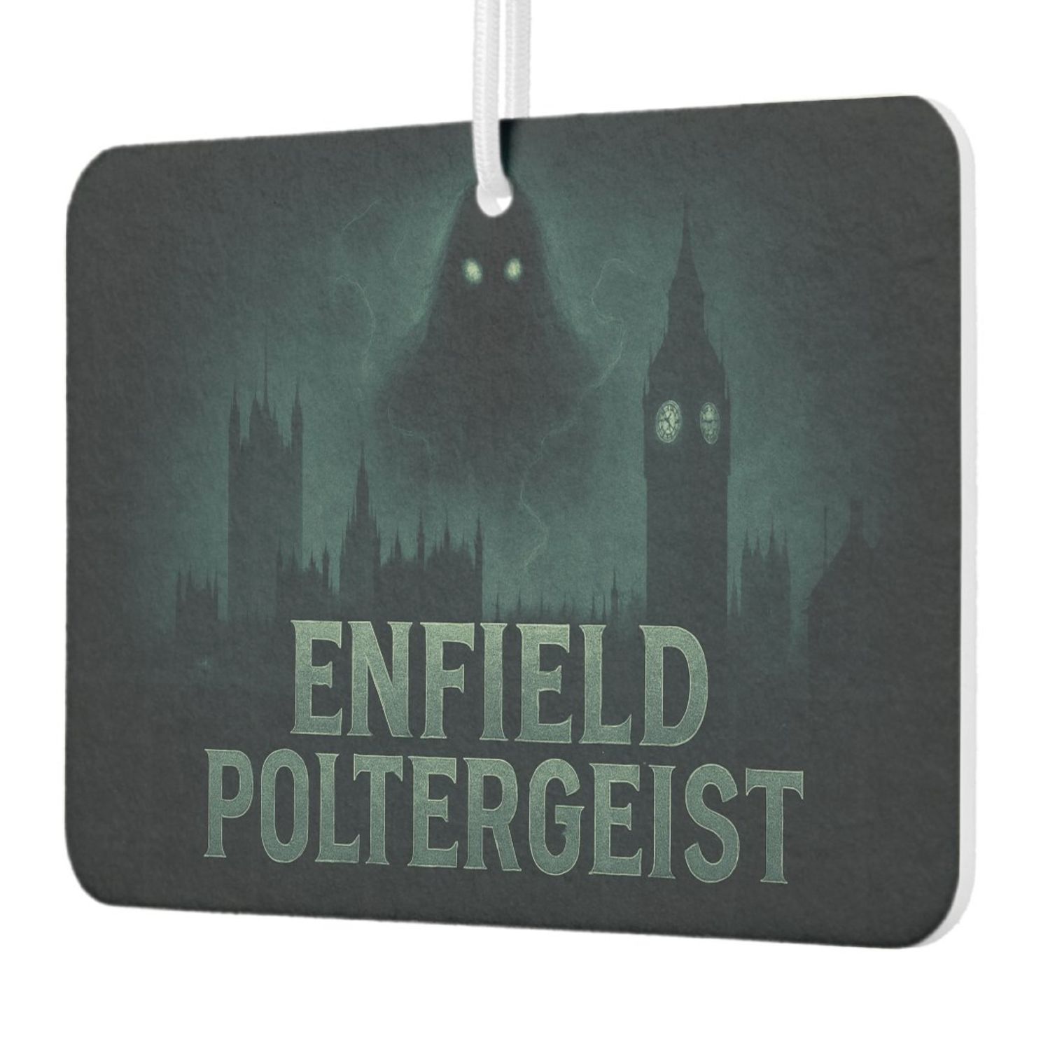 The Enfield Poltergeist Haunted Paranormal - Car Air Freshener [New Car Scent]