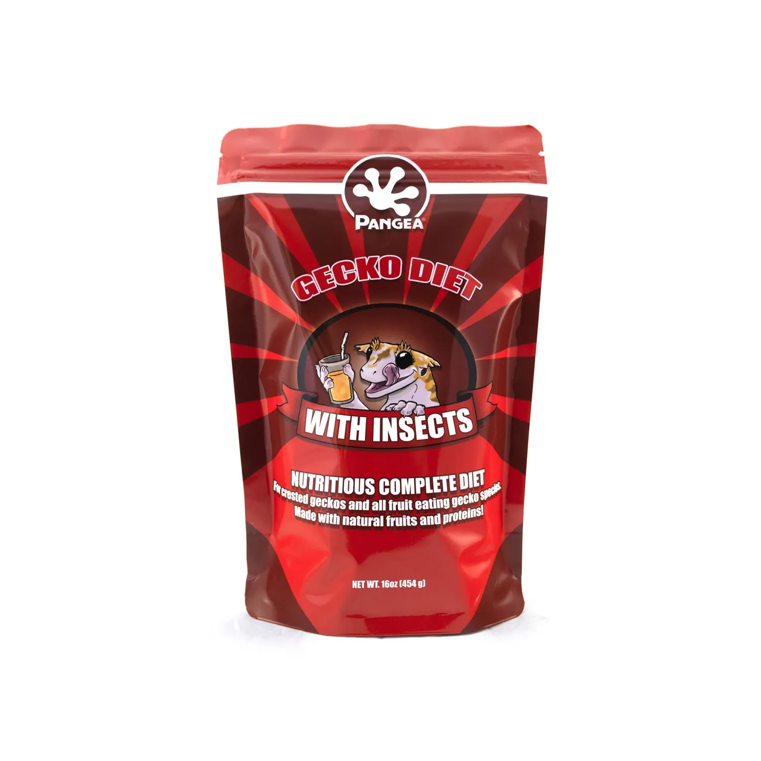 Pangea Gecko Diet with Insects [16oz / 1lbs / 454g] Bag