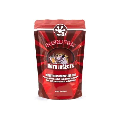 Pangea Gecko Diet with Insects [16oz / 1lbs / 454g] Bag