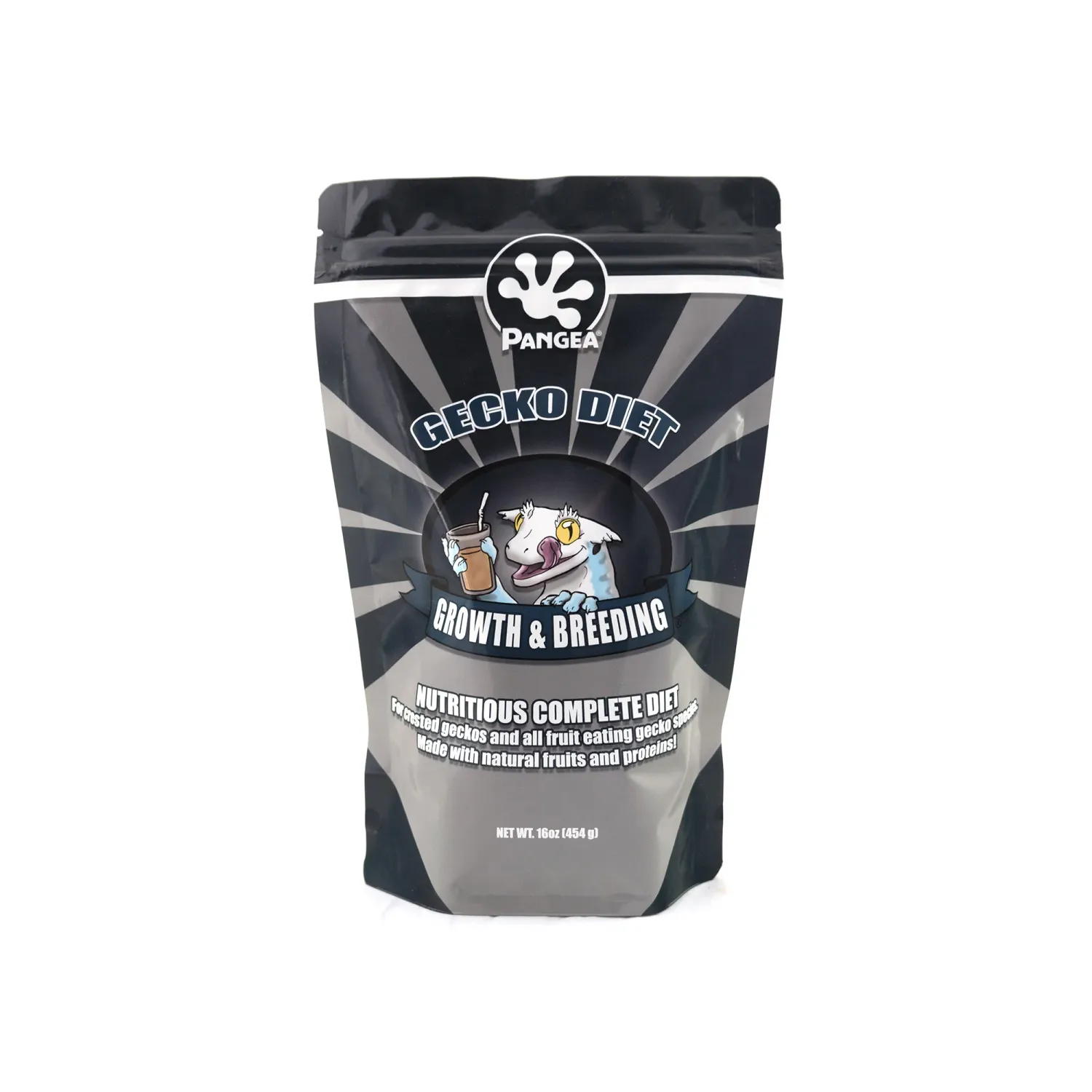 Pangea Gecko Diet: Growth &amp; Breeding Formula [16oz / 1lbs / 454g] Bag