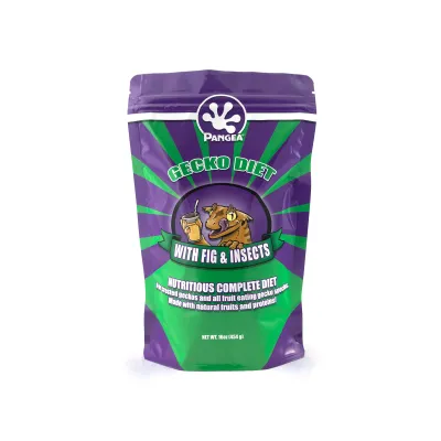 Pangea Gecko Diet with Fig &amp; Insects [16oz / 1lbs / 454g] Bag