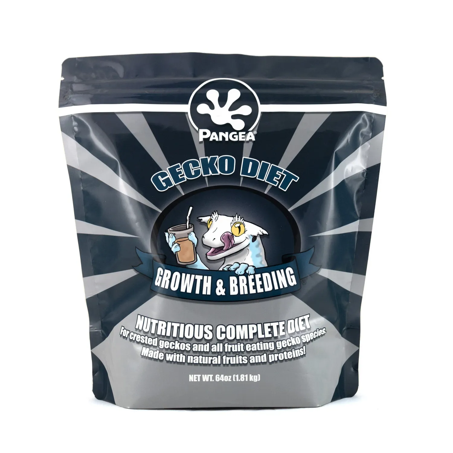 Pangea Gecko Diet: Growth &amp; Breeding Formula [64oz / 4lbs / 1.81kg] Bag