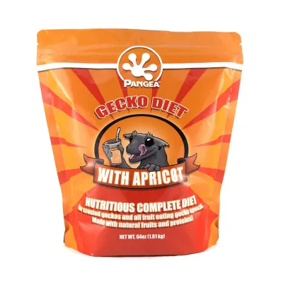 Pangea Gecko Diet with Apricot [64oz / 4lbs / 1.81g] Bag