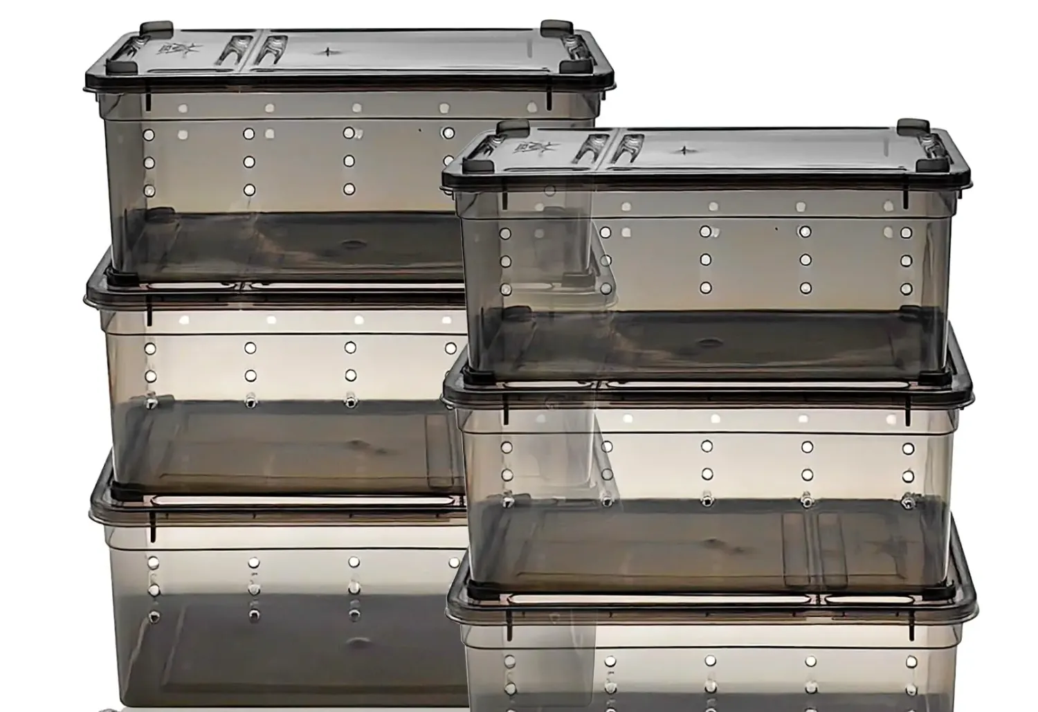 Dual-Purpose Reptile Egg Laying &amp; Habitat Tub [Dark]