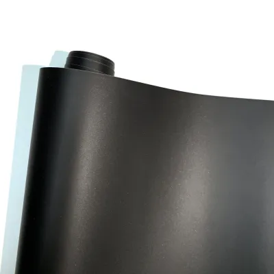 Matte Black Scratch &amp; Water-Resistant Adhesive Vinyl