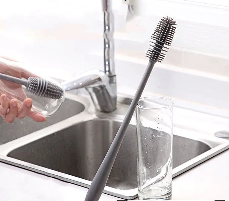 Silicone Scrubbing Cleaning Brush for Reptile Bottles