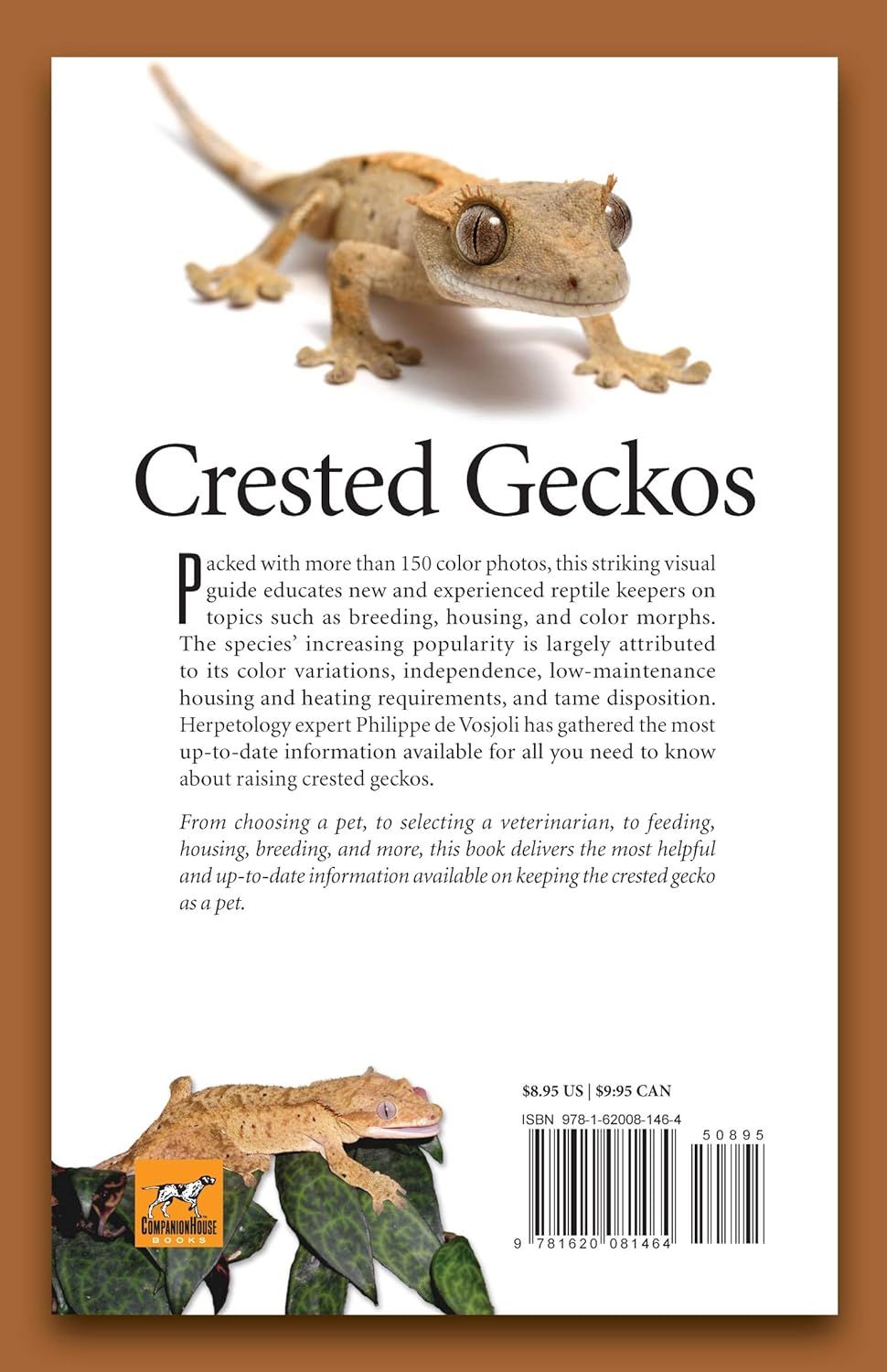 Crested Geckos [Paperback] Book by Philippe De Vosjoil (Author)