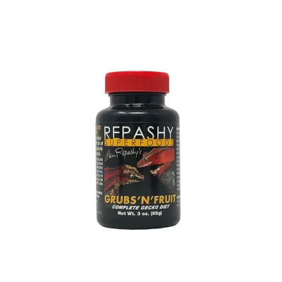 Repashy Crested Gecko Diet - Grubs &#39;N&#39; Fruit [3oz / 85g] Tub