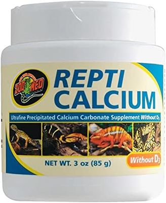 ZooMed Repti Calcium Without D3 [3oz / 85g] Tub