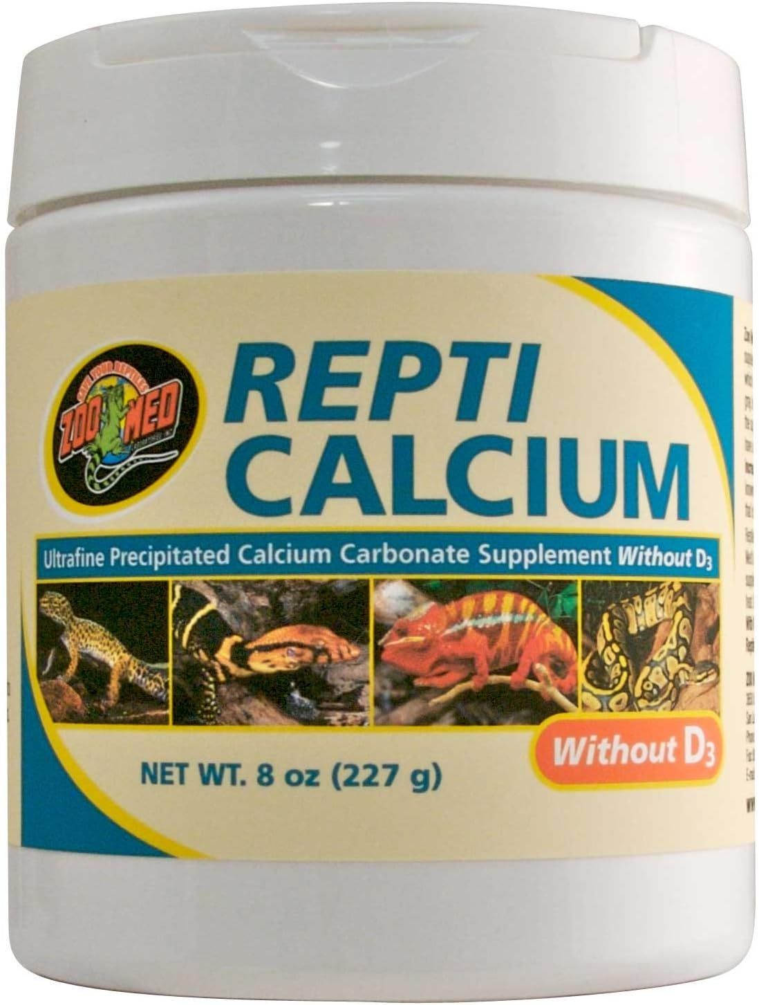 ZooMed Repti Calcium Without D3 [8oz / 227g] Tub