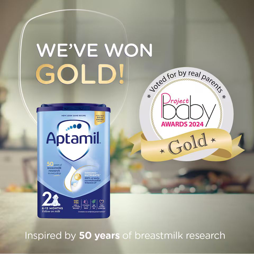 Aptamil 2 Follow On Baby Milk Formula Powder 6-12 Months 800g