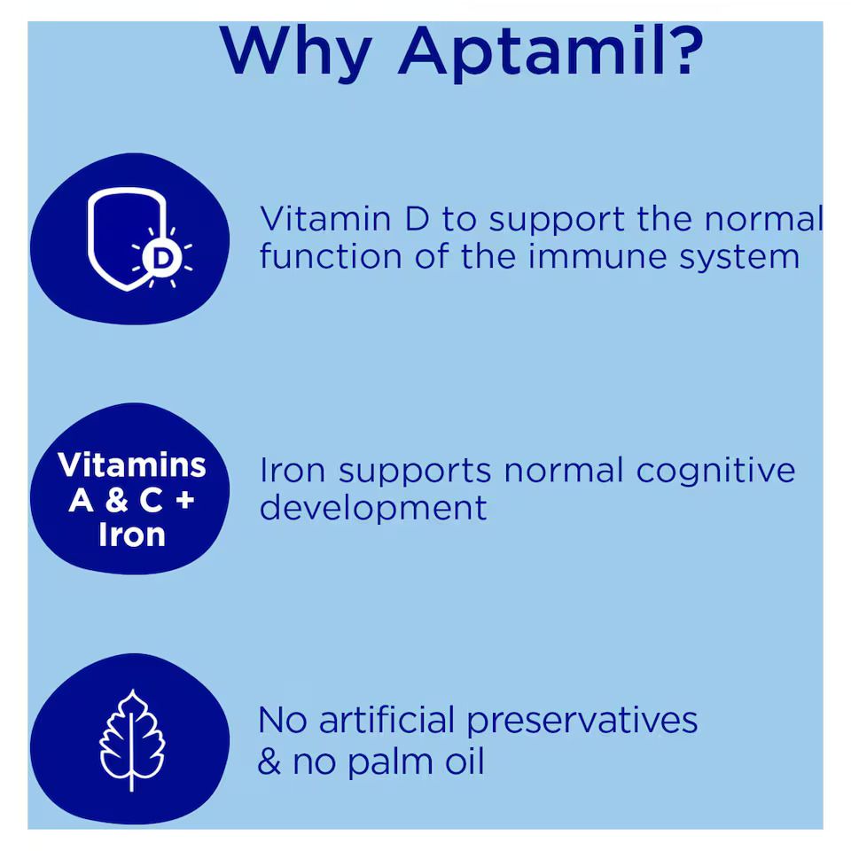 Aptamil 3 Toddler Milk Formula Powder 1+ Years 800g