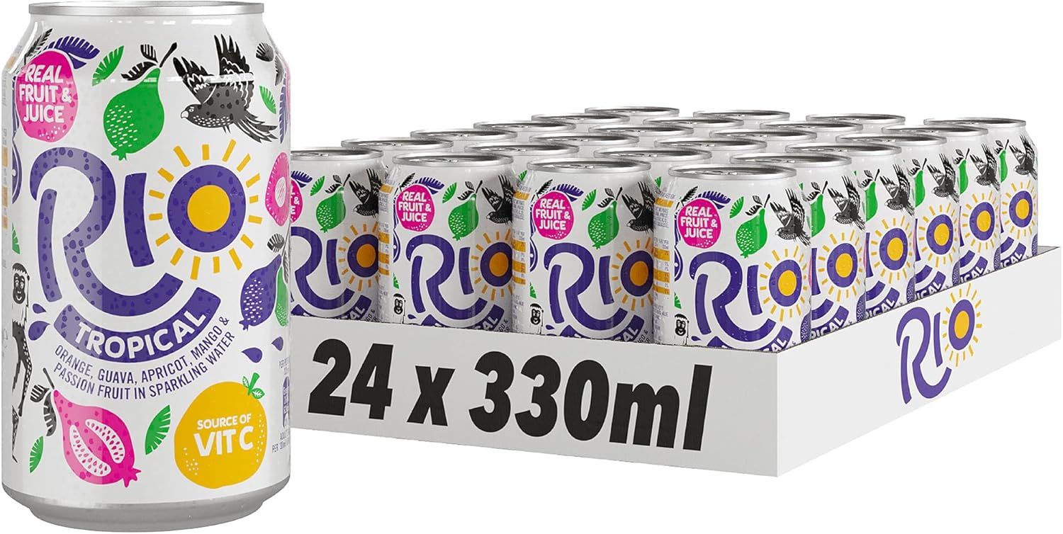 Rio Tropical Original 330ml Can Drink [Case of 24 Cans]