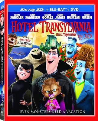 Hotel Transylvania [2012] Blu-ray 3D + Blu-ray + DVD [Region Free]