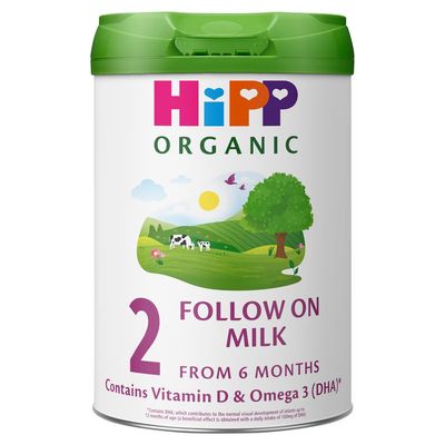 HiPP Organic 2 Follow on Baby Milk Powder Formula, From 6 Months, 800g Tub