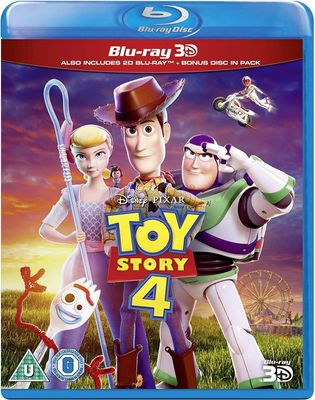 Toy Story 4 [2019] Blu-ray 3D + Blu-ray [Region Free]
