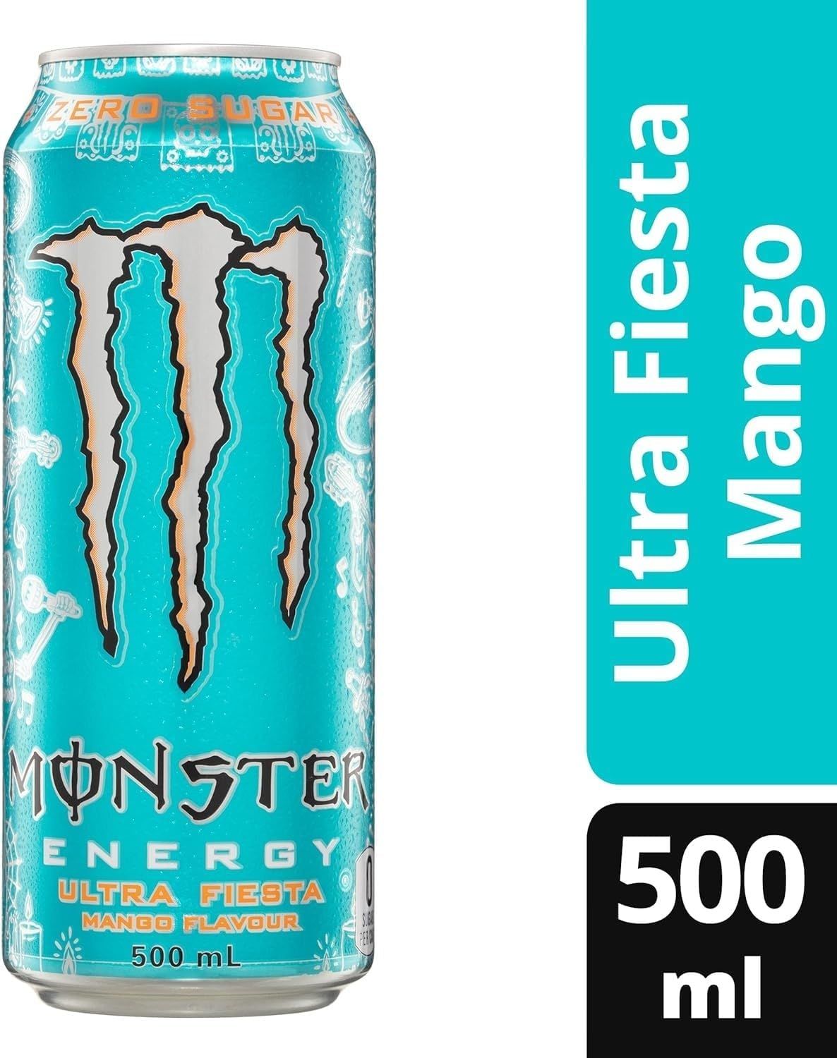Monster Energy Ultra Mango Fiesta [Zero Sugar] 500ml Can [CASE of 24 Cans]
